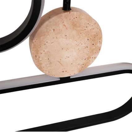 Lámpara colgante LED con cable FLORENTYNA LED/48W/230V 4000K negro/beige