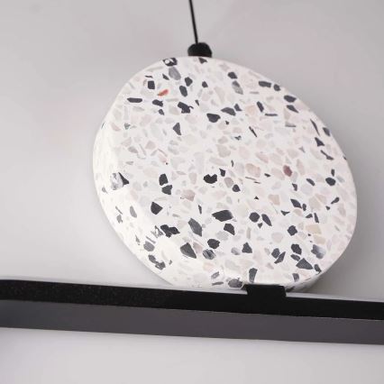 Lámpara colgante LED con cable FLORENTYNA LED/48W/230V 4000K negro/blanco