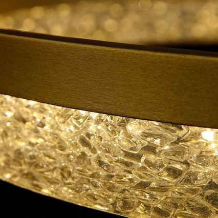 Lámpara colgante LED con cable GALA LED/54W/230V Ø 60 cm dorada