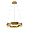 Lámpara colgante LED con cable JESI LED/35W/230V 3000K Ø 60 cm bronce