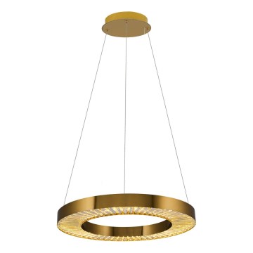 Lámpara colgante LED con cable JESI LED/35W/230V 3000K Ø 60 cm bronce