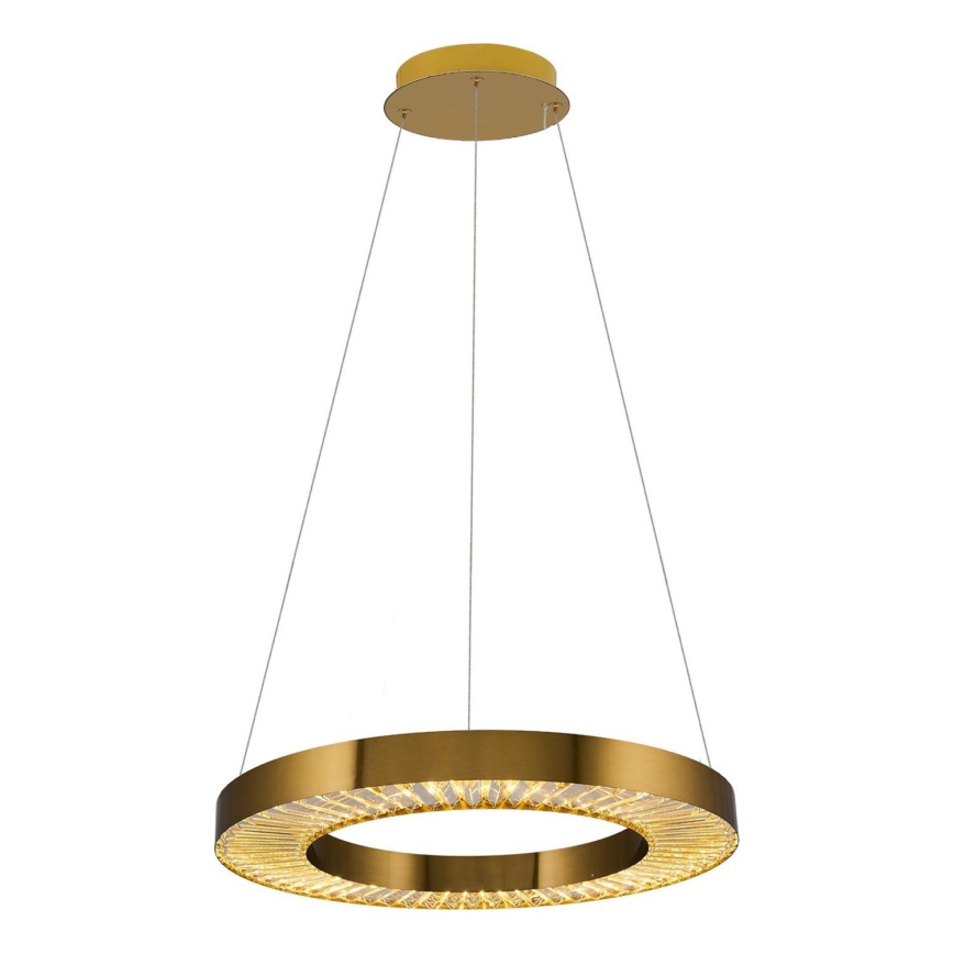Lámpara colgante LED con cable JESI LED/35W/230V 3000K Ø 60 cm bronce