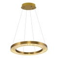Lámpara colgante LED con cable JESI LED/85W/230V 3000K Ø 80 cm acabado bronce