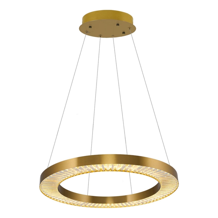 Lámpara colgante LED con cable JESI LED/85W/230V 3000K Ø 80 cm acabado bronce
