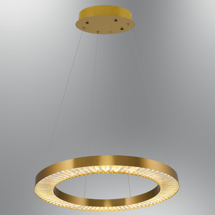 Lámpara colgante LED con cable JESI LED/85W/230V 3000K Ø 80 cm acabado bronce