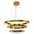 Lámpara colgante LED con cable JESI LED/99W/230V 3000K, Ø 100 cm, acabado bronce