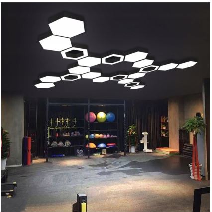 Lámpara colgante LED con cable LED/20W/230V negra