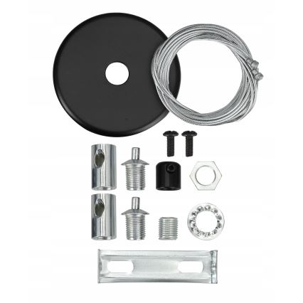 Lámpara colgante LED con cable LED/44W/230V 4000K 120 cm negro