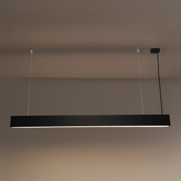 Lámpara colgante LED con cable LED/55W/230V 3000/4000/6500K 120 cm negra