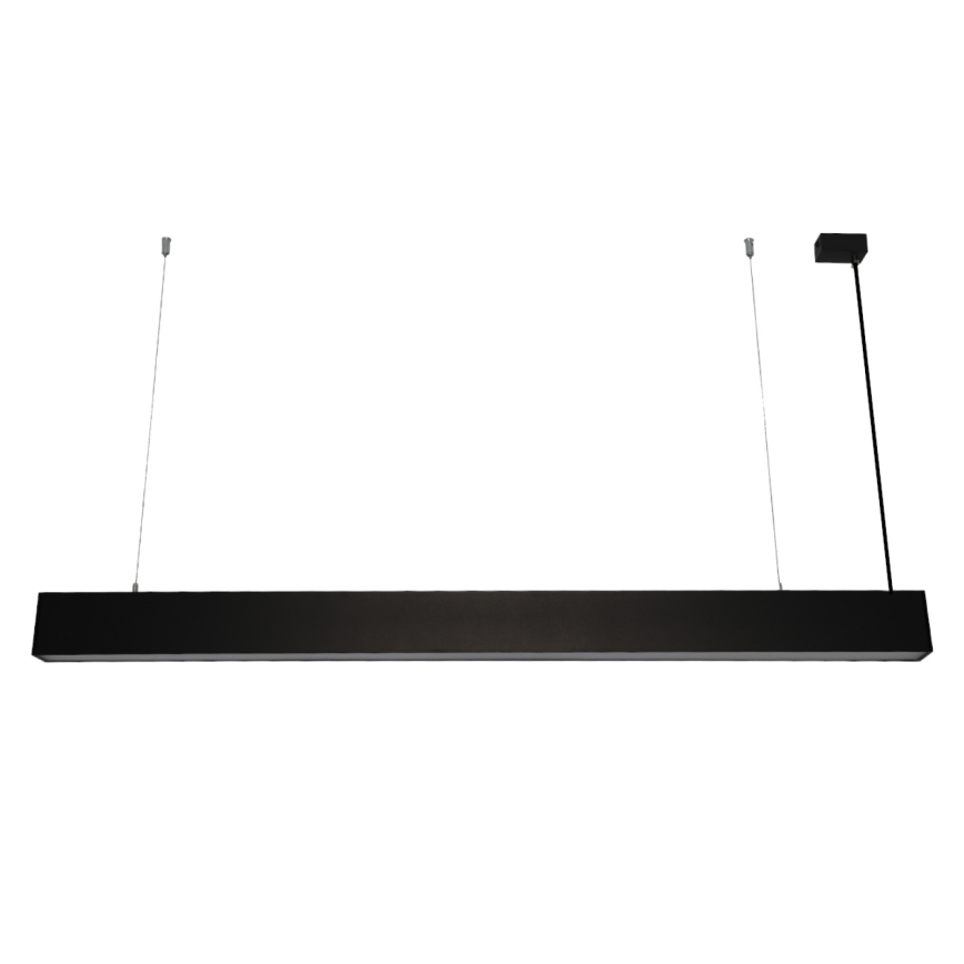 Lámpara colgante LED con cable LED/55W/230V 3000/4000/6500K 120 cm negra