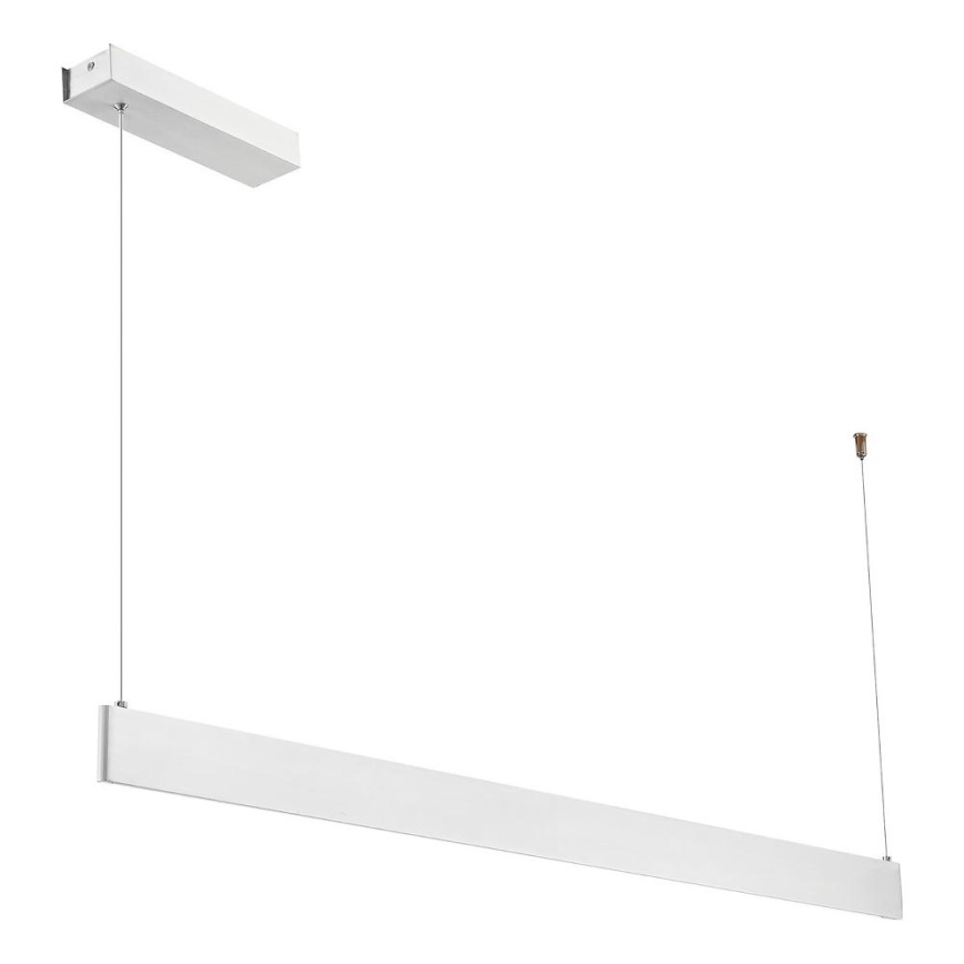 Lámpara colgante LED con cable LINEA LED/36W/230V 3000/4000/5700K CRI 90 blanca