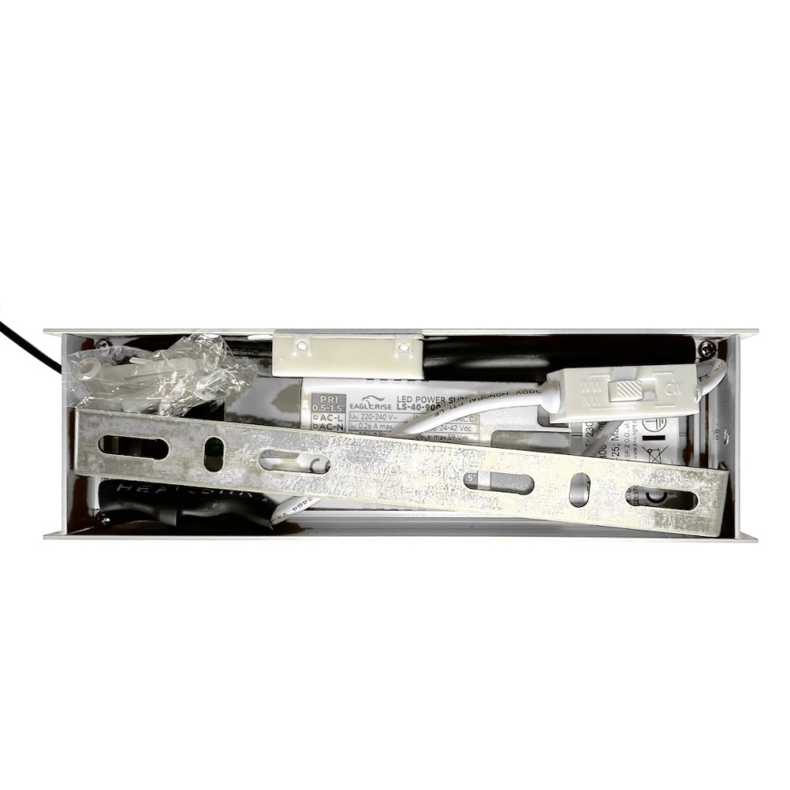 Lámpara colgante LED con cable LINEA LED/36W/230V 3000/4000/5700K CRI 90 blanca