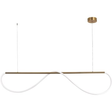 Lámpara colgante LED con cable MELECA LED/36W/230V 3000/4000/6000K 160 cm dorada