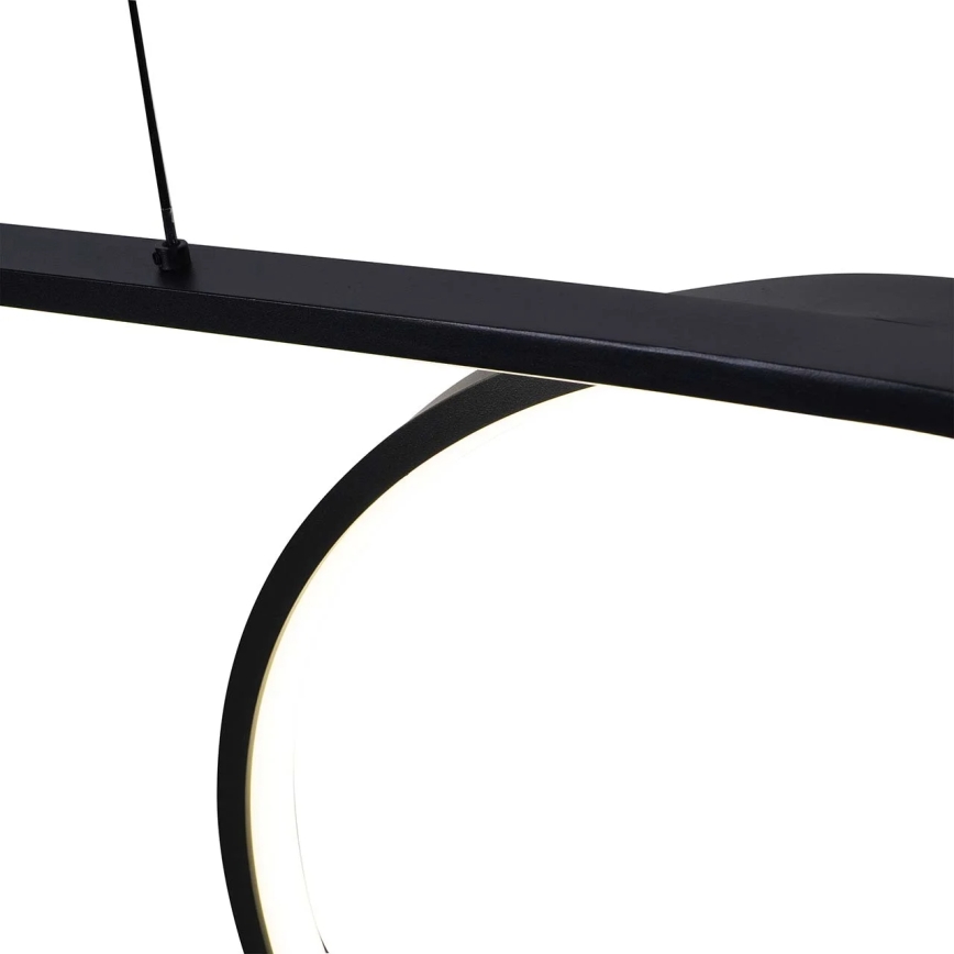 Lámpara colgante LED con cable ODETTA LED/42W/230V 4000K negra