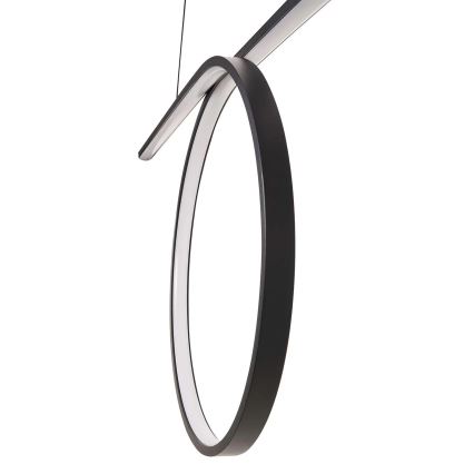 Lámpara colgante LED con cable ODETTA LED/42W/230V 4000K negra