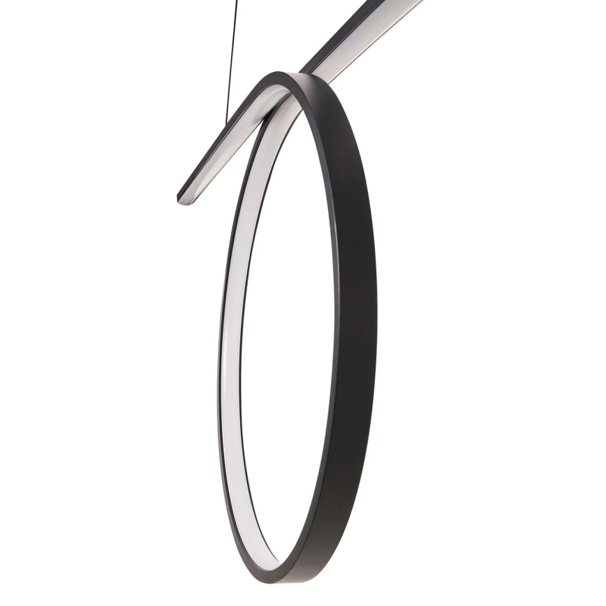 Lámpara colgante LED con cable ODETTA LED/42W/230V 4000K negra