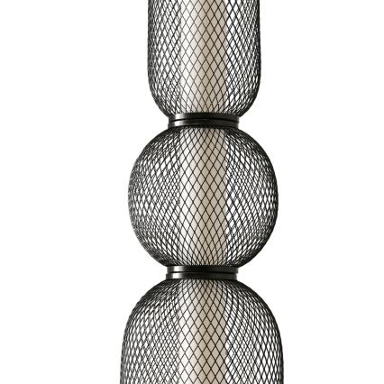 Lámpara colgante LED con cable PUMA LED/15W/230V Ø 14 cm negra