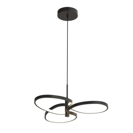 Lámpara colgante LED con cable RIBBON LED/25W/230V 4000K negra