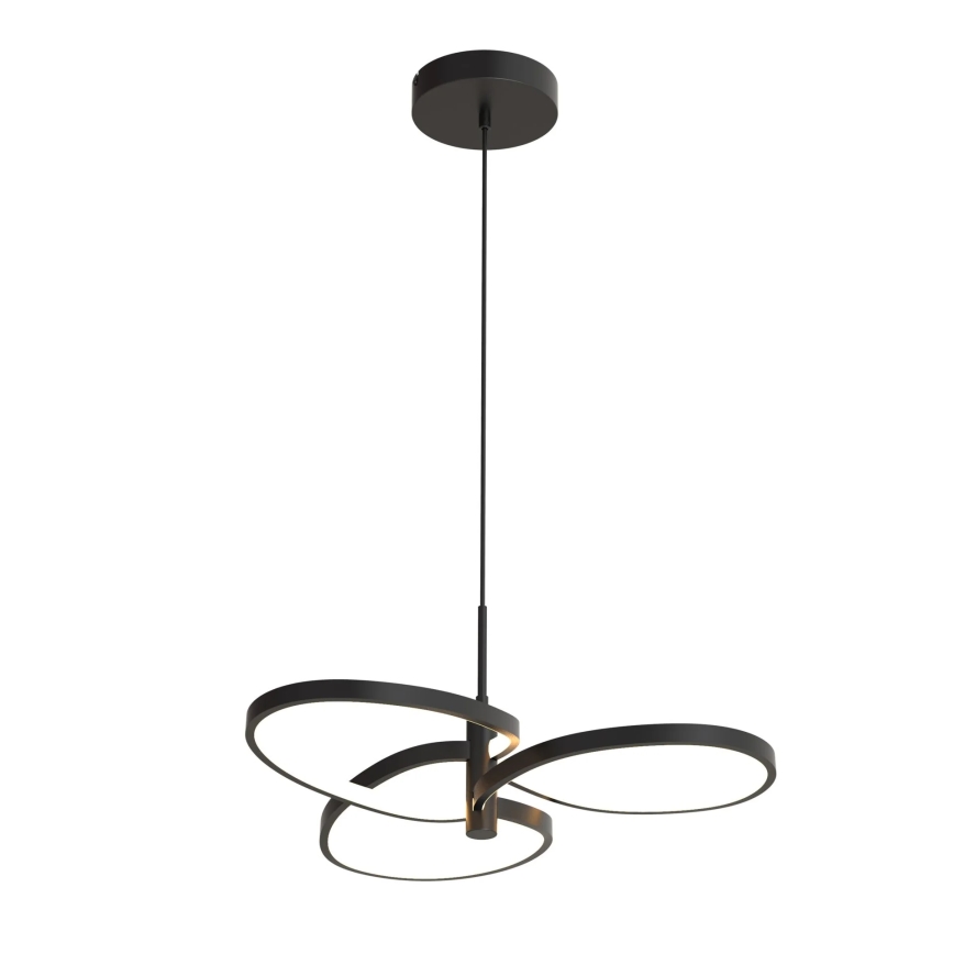 Lámpara colgante LED con cable RIBBON LED/25W/230V 4000K negra