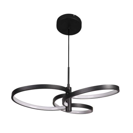 Lámpara colgante LED con cable RIBBON LED/25W/230V 4000K negra