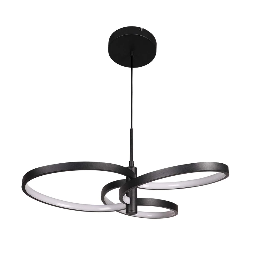 Lámpara colgante LED con cable RIBBON LED/25W/230V 4000K negra