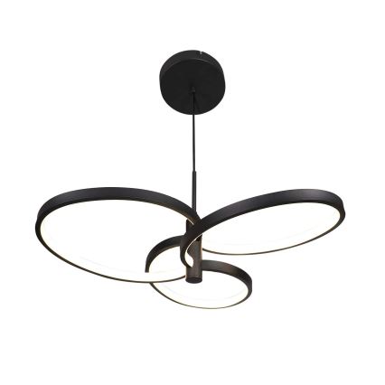 Lámpara colgante LED con cable RIBBON LED/25W/230V 4000K negra