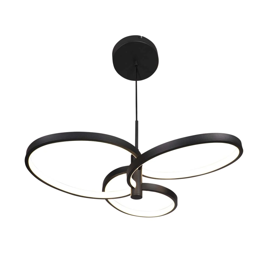 Lámpara colgante LED con cable RIBBON LED/25W/230V 4000K negra