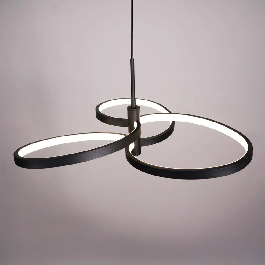 Lámpara colgante LED con cable RIBBON LED/25W/230V 4000K negra