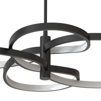 Lámpara colgante LED con cable RIBBON LED/37W/230V 4000K negra