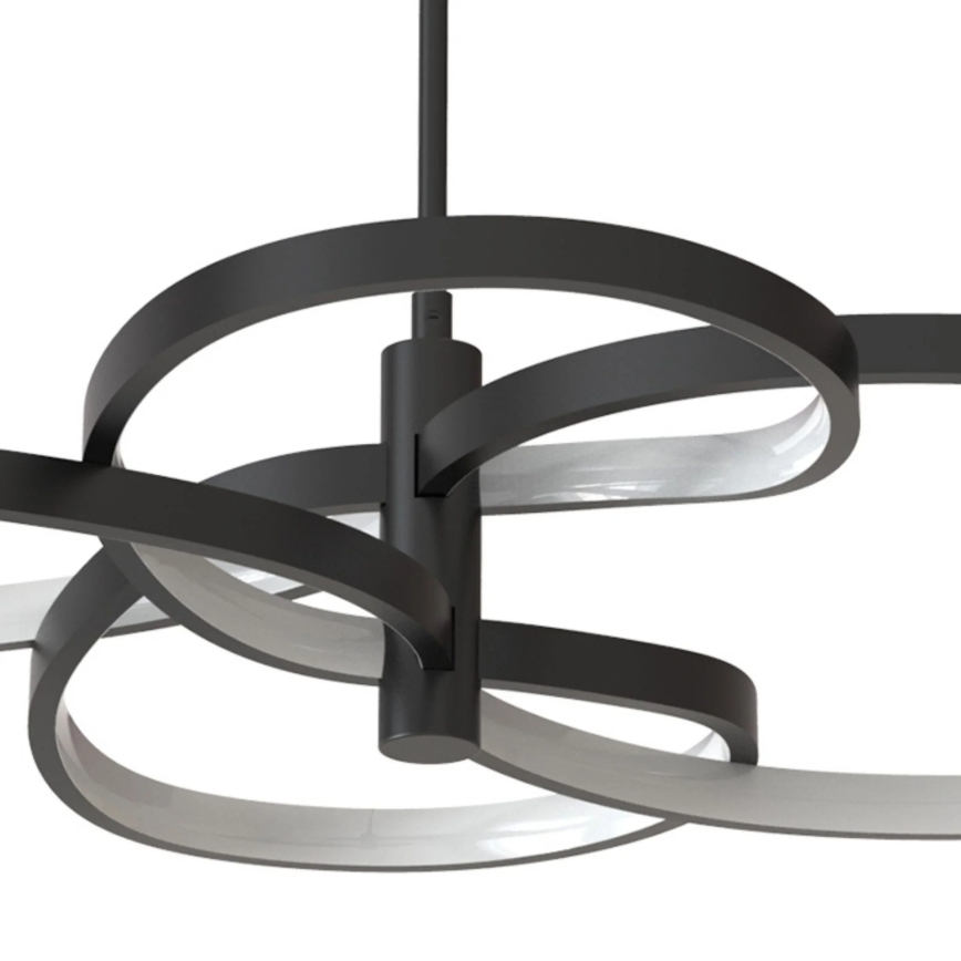 Lámpara colgante LED con cable RIBBON LED/37W/230V 4000K negra