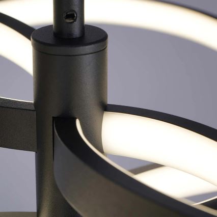 Lámpara colgante LED con cable RIBBON LED/37W/230V 4000K negra