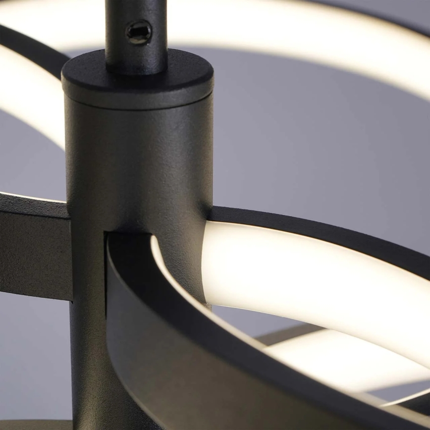 Lámpara colgante LED con cable RIBBON LED/37W/230V 4000K negra