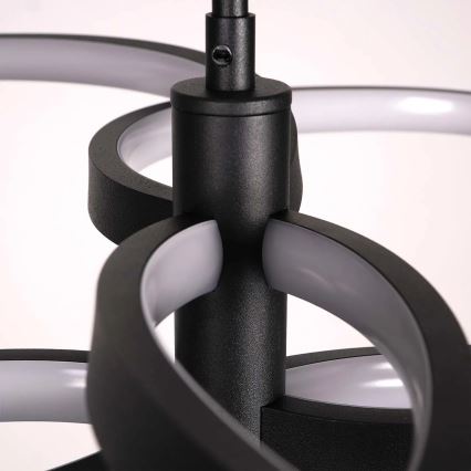 Lámpara colgante LED con cable RIBBON LED/37W/230V 4000K negra