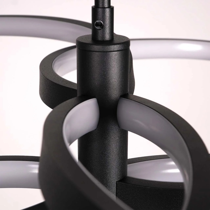 Lámpara colgante LED con cable RIBBON LED/37W/230V 4000K negra