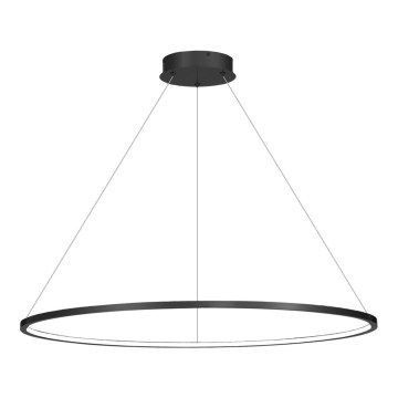 Lámpara colgante LED con cable SATURNO LED/57W/230V, diámetro 100 cm, IP44, negra
