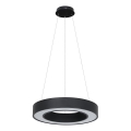 Lámpara colgante LED con cable UNION LED/40W/230V 3000/4000/6500K, diámetro 40 cm, negra