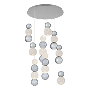 Lámpara colgante LED CREMONA LED/51W/230V 3000K cromado mate