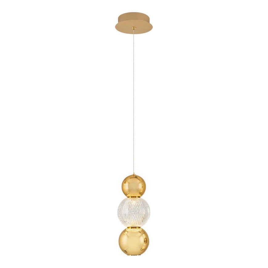 Lámpara colgante LED CREMONA LED/5W/230V 3000K dorada