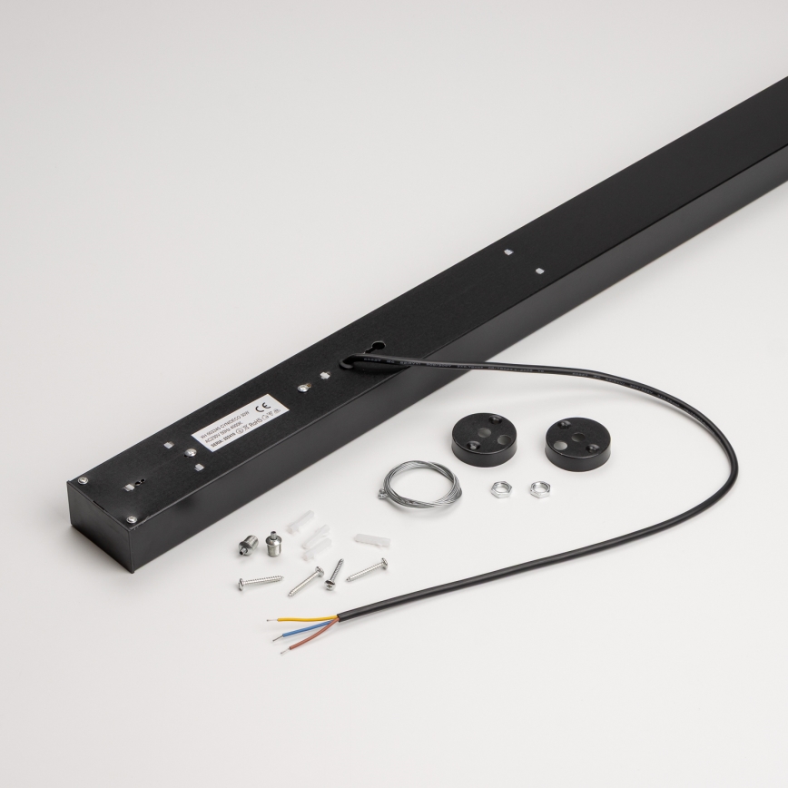 Lámpara colgante LED de techo CYNIDECO LED/30W/230V 4000K negro