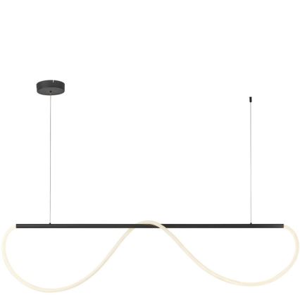 Lámpara colgante LED en cable MELECA LED/36W/230V 3000/4000/6000K 160 cm negra