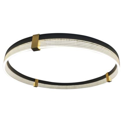 Lámpara colgante LED en cable TRIANGLE LED/40W/230V 3000/4000/6000K, diámetro 60 cm, negra