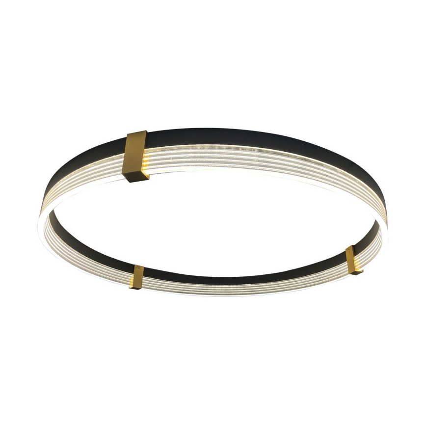 Lámpara colgante LED en cable TRIANGLE LED/40W/230V 3000/4000/6000K, diámetro 60 cm, negra