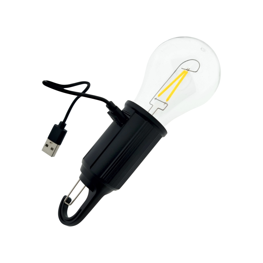 Lámpara colgante LED exterior regulable y recargable 3W/5V 400 mAh IP44