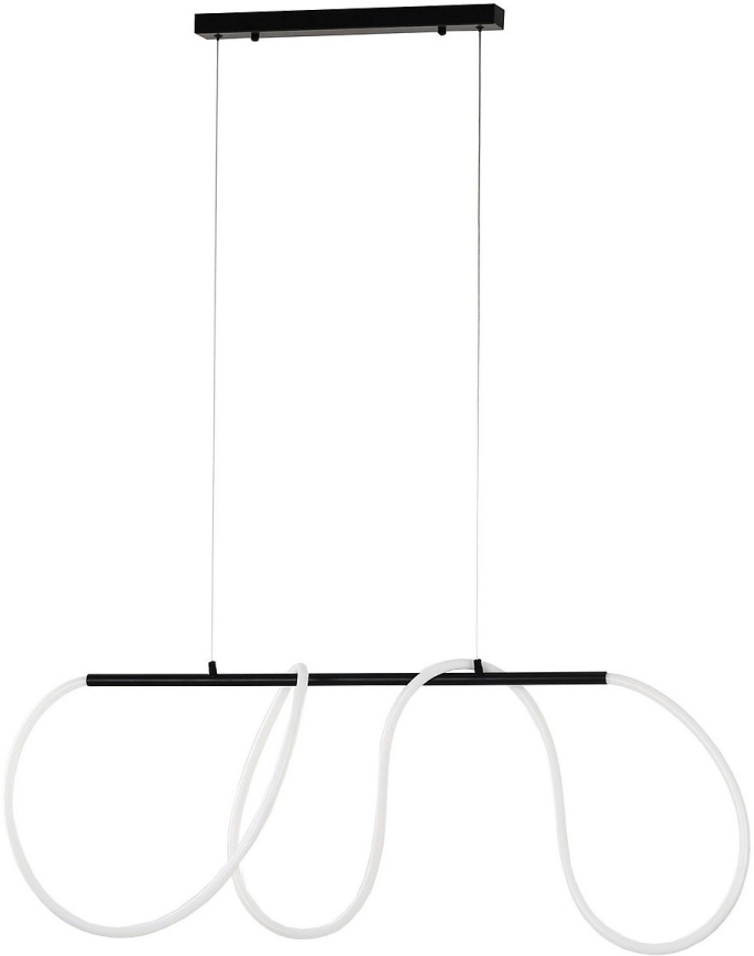 Lámpara colgante LED FLEXI con cable, 45W/230V, 4000K, negra