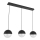 Lámpara colgante LED FURNI 3xLED/5W/230V negro