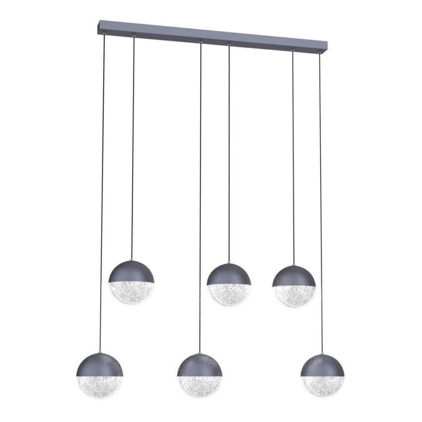 Lámpara colgante LED FURNI 6xLED/5W/230V