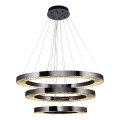 Lámpara colgante LED JESI LED/99W/230V 3000K diámetro 100 cm plata