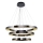 Lámpara colgante LED JESI LED/99W/230V 3000K diámetro 100 cm plata