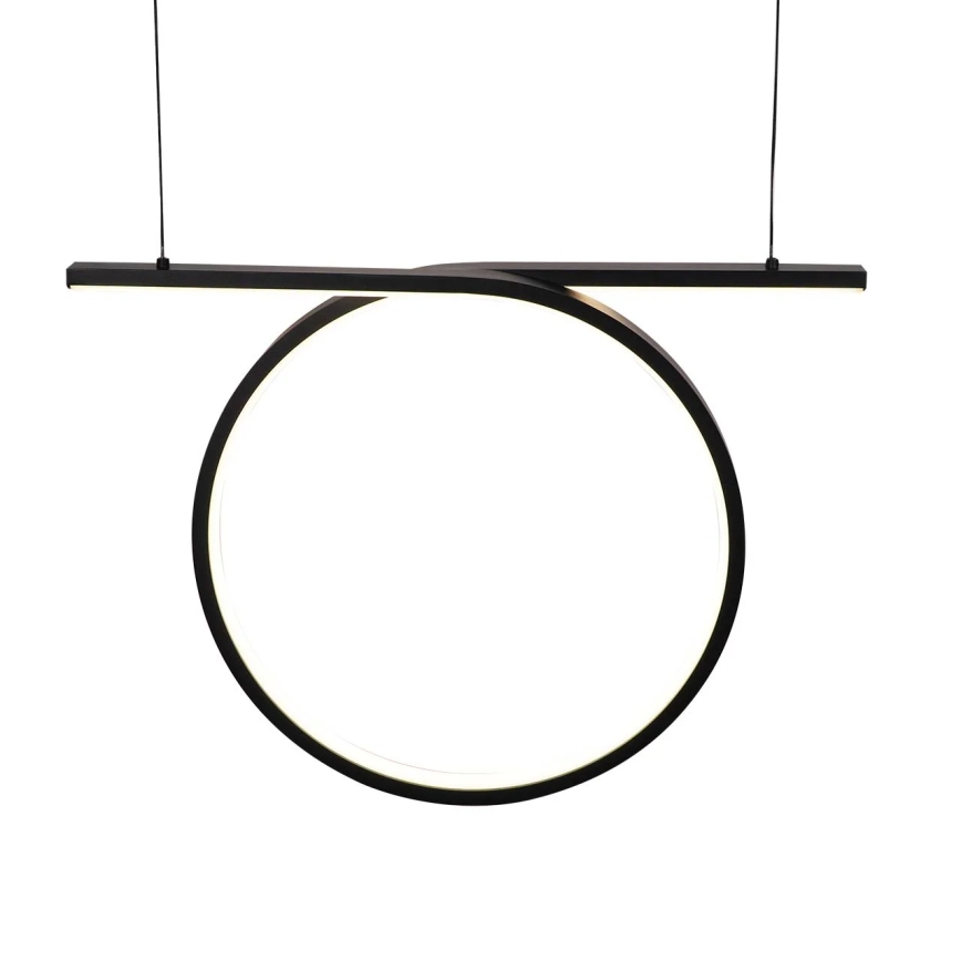 Lámpara colgante LED ODETTA con cable, 30W, 230V, 4000K, negra