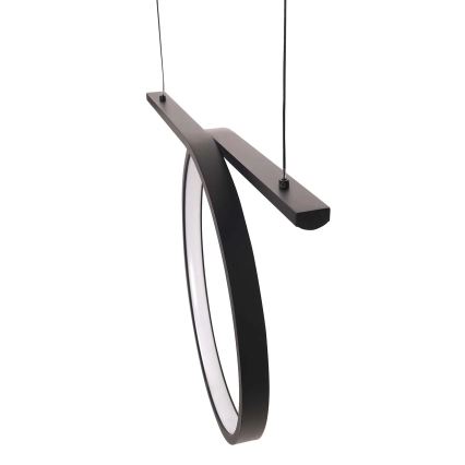 Lámpara colgante LED ODETTA con cable, 30W, 230V, 4000K, negra